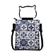 Asian Ethnic Pattern Collection Flower Fairy Pattern Crossbody bag with Cat-Shaped Handle Drop - Multi