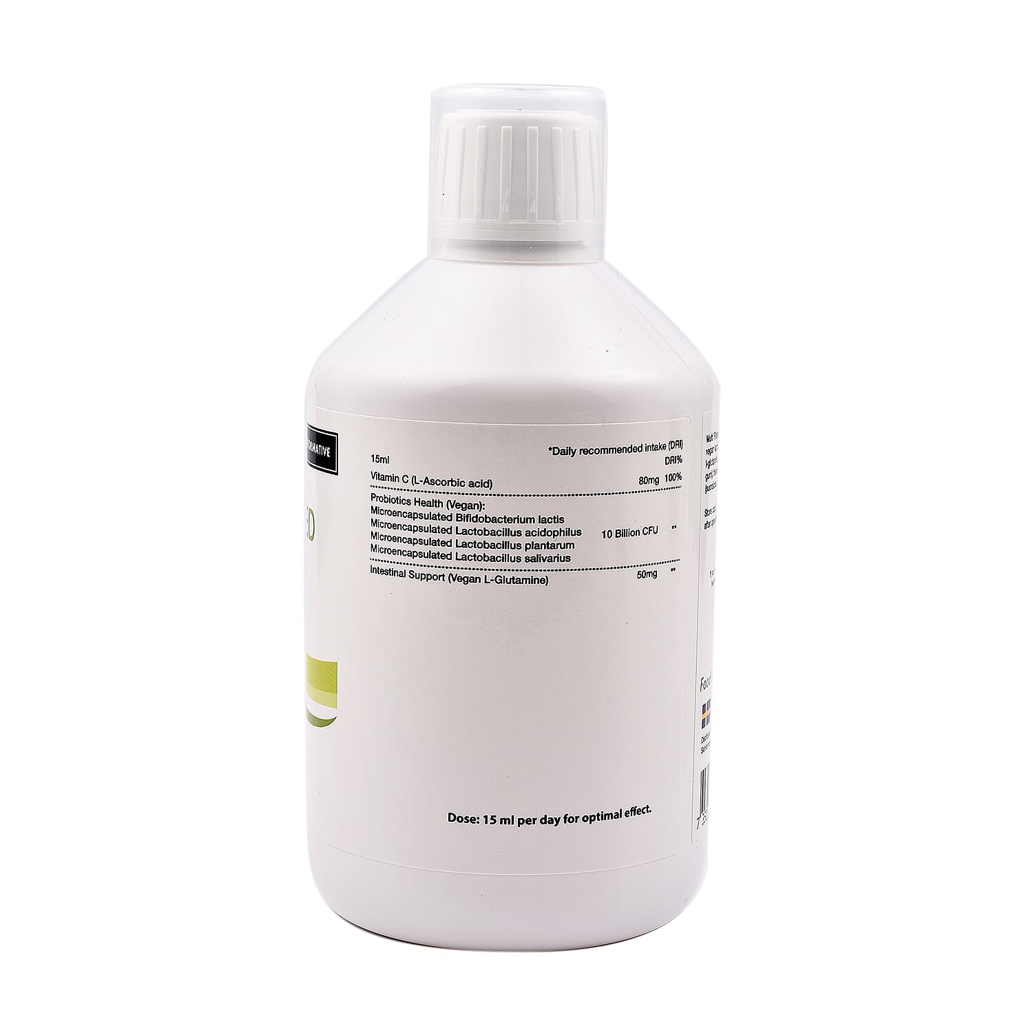 SkinFormative- Encapsulated Probiotic with Vitamin C Boost - Natural Lemon Flavour 500 ml