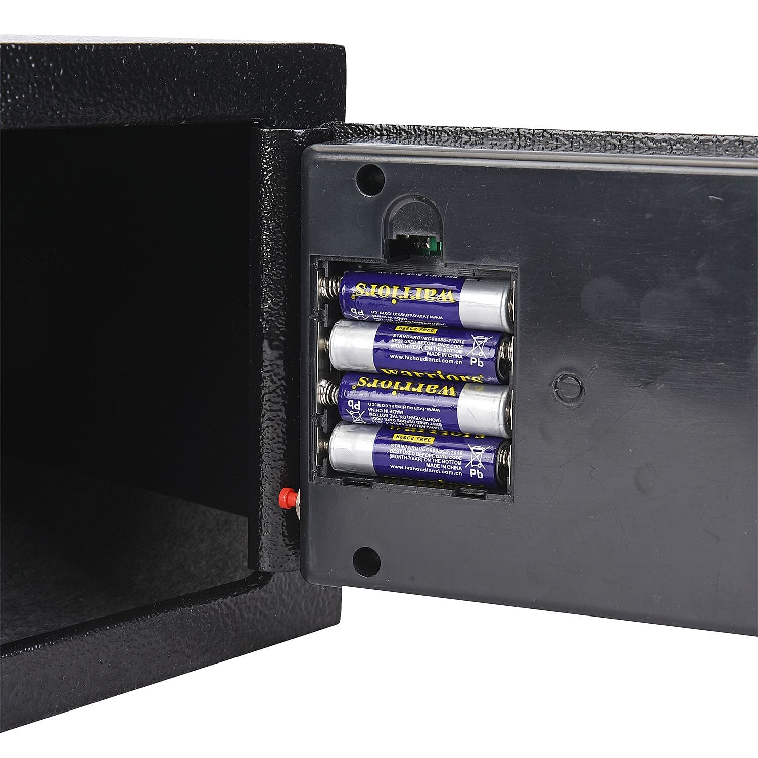 Strong Steel Safe Box With Pincode Access (4 AA Batteries,Not Included) - Black