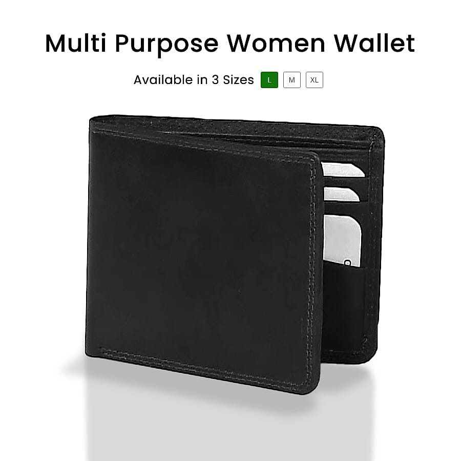 ASSOTS LONDON Mens Genuine Leather Belt and Wallet Gift Set in Box Black 