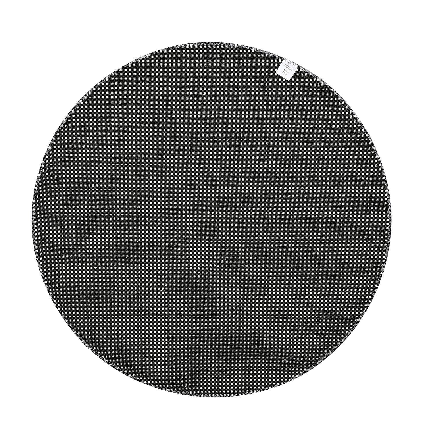 TJC Printed Chenille Carpet - Blue & Black