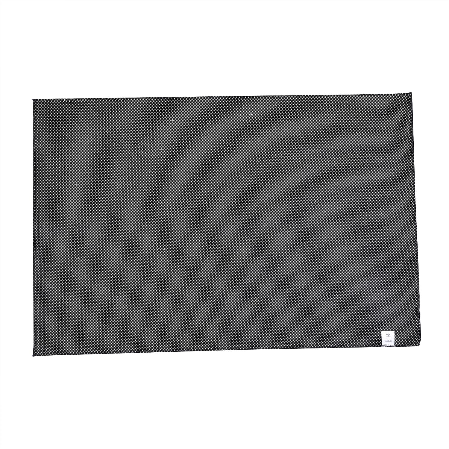 One Time Close Out Deal- Abstract Strip Pattern Velvet Carpet (Size 120x80 Cm) - Navy & Multi