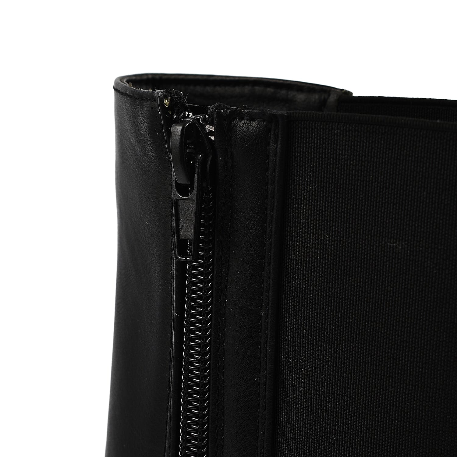 MANCHESTER CLOSEOUT Elasticated High Ankle Boots - Black