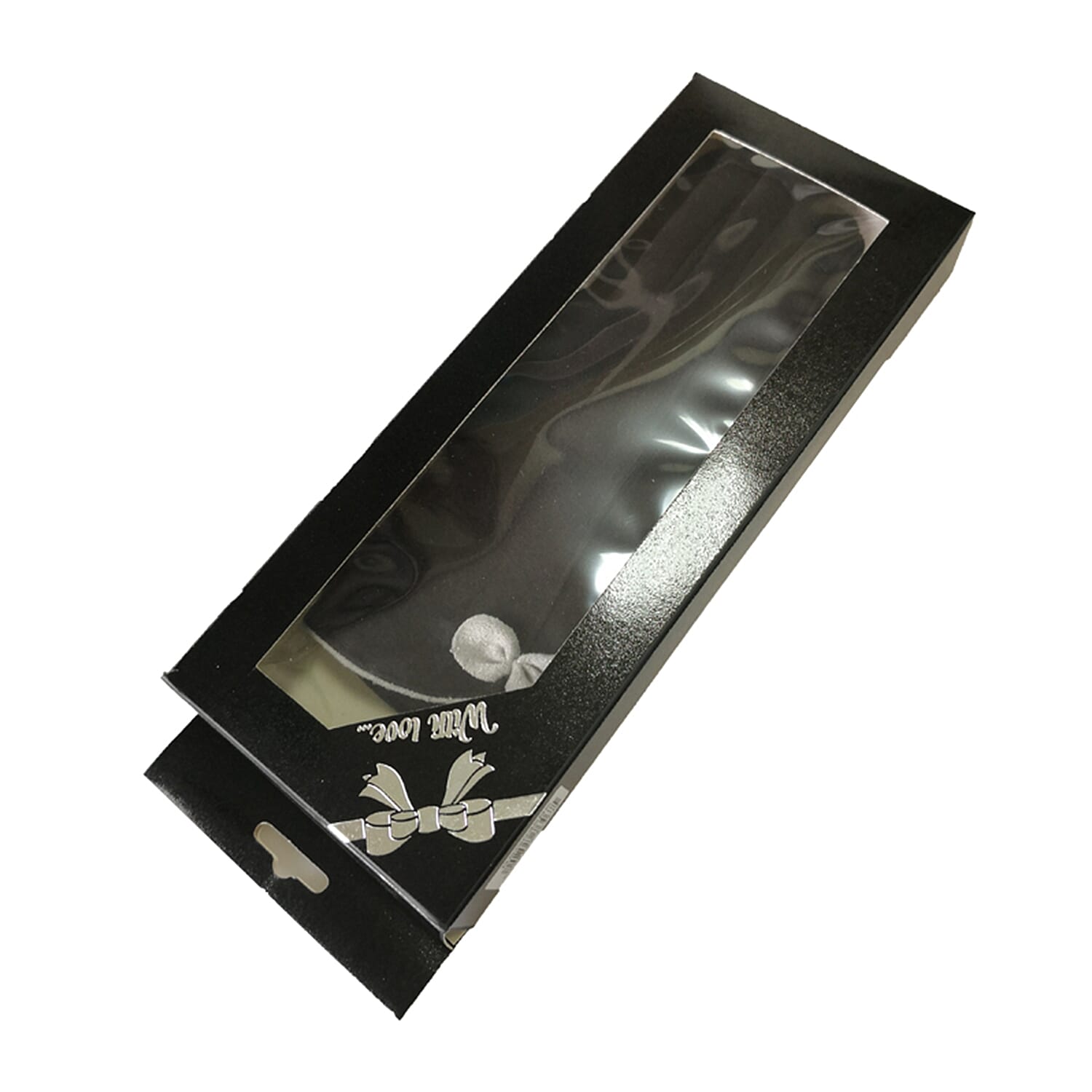 Soft Suede Gloves with Small Bow Detail - Black