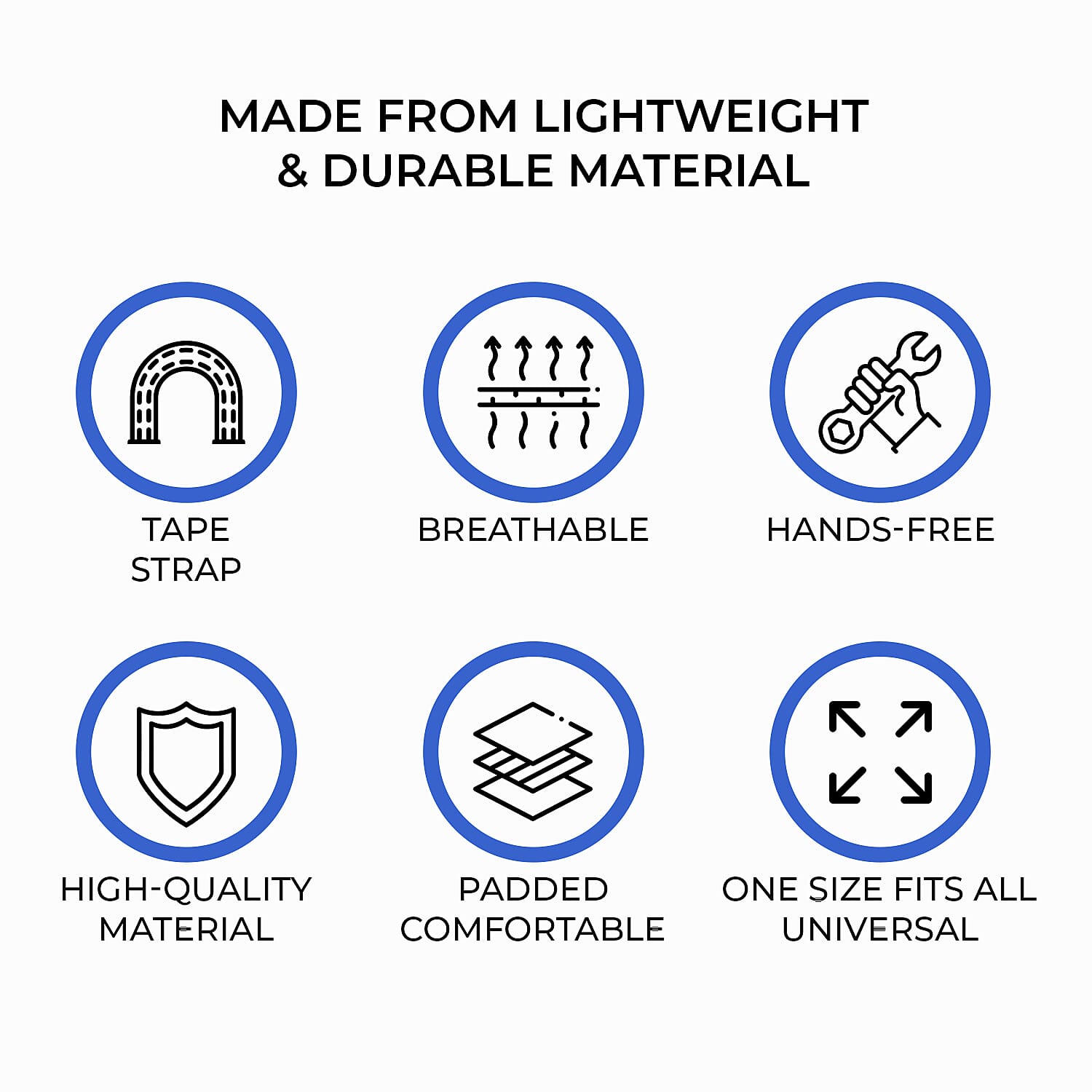 Magnetic Wristband with 15 Powerful Magnets for Holding Tools (Size 37x9 Cm) - Blue