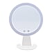 LED Makeup Mirror with Bluetooth Audio and Powered by a USB Cable - Pink