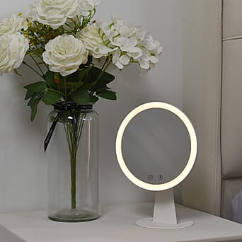 https://tjcuk.sirv.com/Products/73/1/7311079/LED-Makeup-Mirror-with-Bluetooth-Audio-and-Powered-by-USB-Cable--White_7311079_1.jpg?w=342&h=342