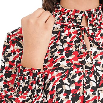 https://tjcuk.sirv.com/Products/73/1/7311602/TAMSY-Seamless-Print-Womens-Top-Red-and-Multi_7311602_2.jpg?w=342&h=342