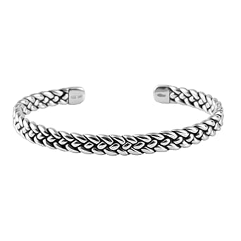 https://tjcuk.sirv.com/Products/73/1/7312527/Sterling-Silver-Rhodium-Plated-Oxidised-7mm-Braided-Cuff-Bangle-Size-6_7312527.jpg?w=342&h=342