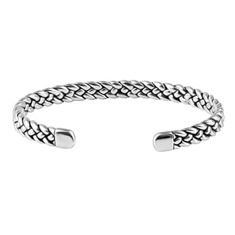 https://tjcuk.sirv.com/Products/73/1/7312527/Sterling-Silver-Rhodium-Plated-Oxidised-7mm-Braided-Cuff-Bangle-Size-6_7312527_3.jpg?w=342&h=342