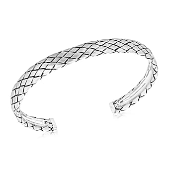 https://tjcuk.sirv.com/Products/73/1/7312600/Rhodium-Overlay-Sterling-Silver-Bangle-Silver-Wt-29-5-Gms_7312600.jpg?w=342&h=342