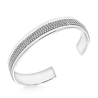 https://tjcuk.sirv.com/Products/73/1/7312602/Rhodium-Overlay-Sterling-Silver-Bangle-Silver-Wt-32-1-Gms_7312602.jpg?w=342&h=342