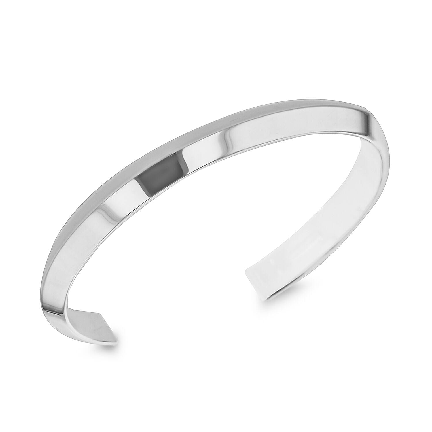 STERLING outlet SILVER Bangle Bracelet Women's Peaked Band Style 7mm NEW