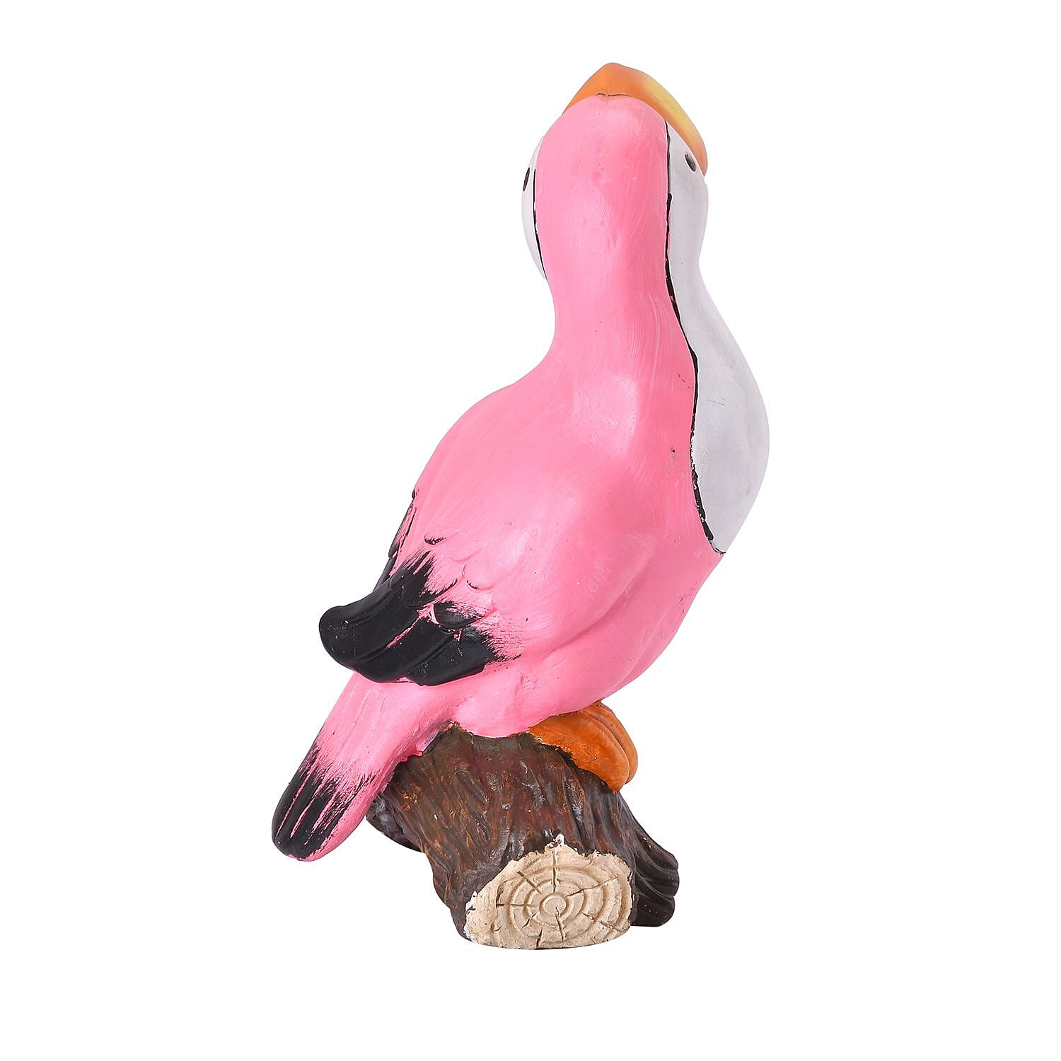 Hand Painted Tucan Bird Garden Decor (Size 41x27x24 cm) - Multi