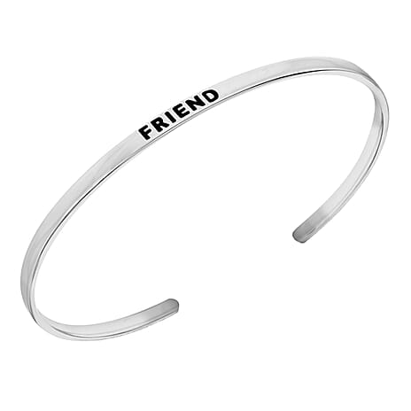 Sterling Silver Bangle,  Silver Wt. 7.2 Gms