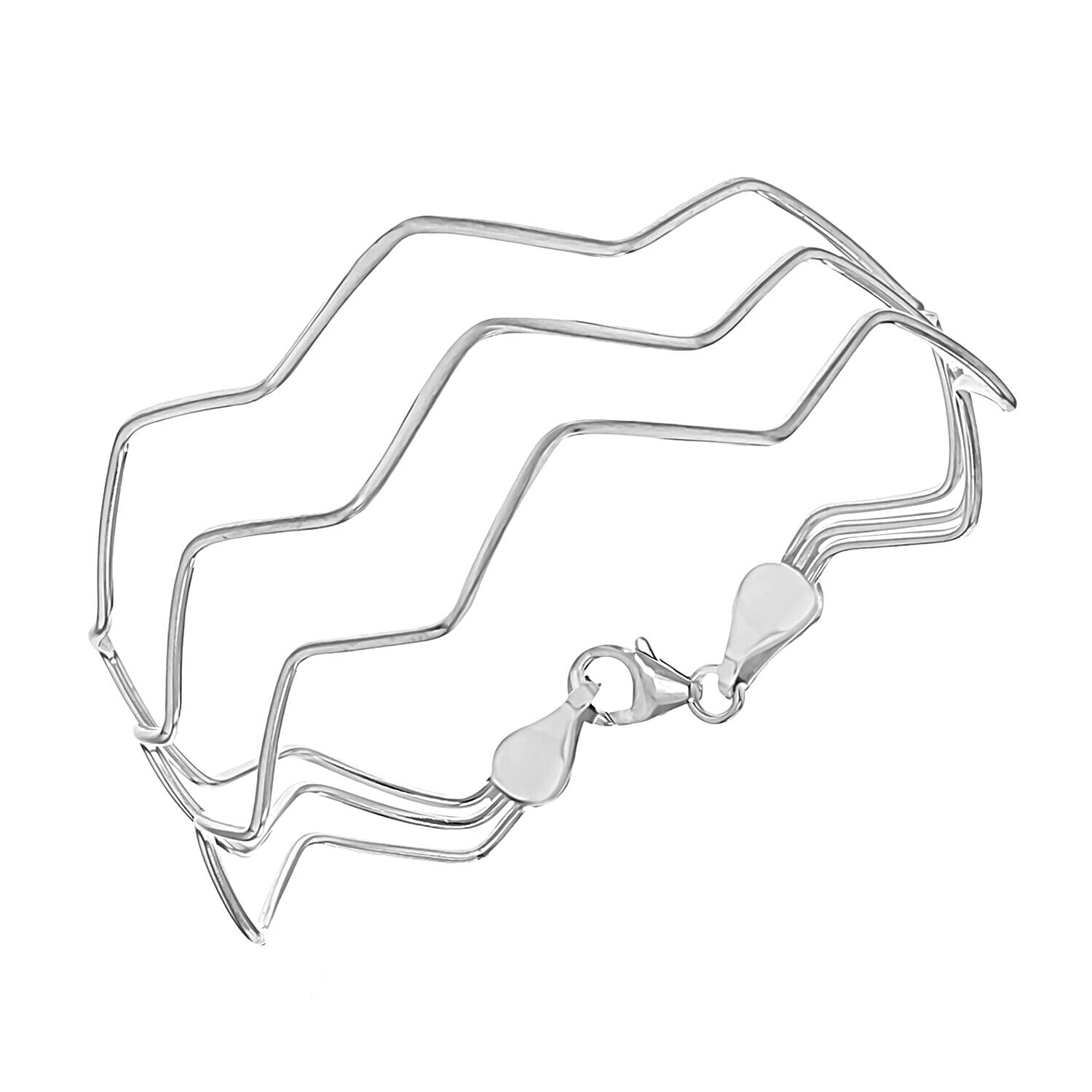 Sterling Silver Bangle,  Silver Wt. 7.5 Gms