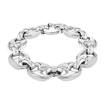 https://tjcuk.sirv.com/Products/73/1/7313054/Rhodium-Overlay-Sterling-Silver-Bracelet-Size-8-Silver-Wt-38-5-Gms_7313054.jpg?w=342&h=342