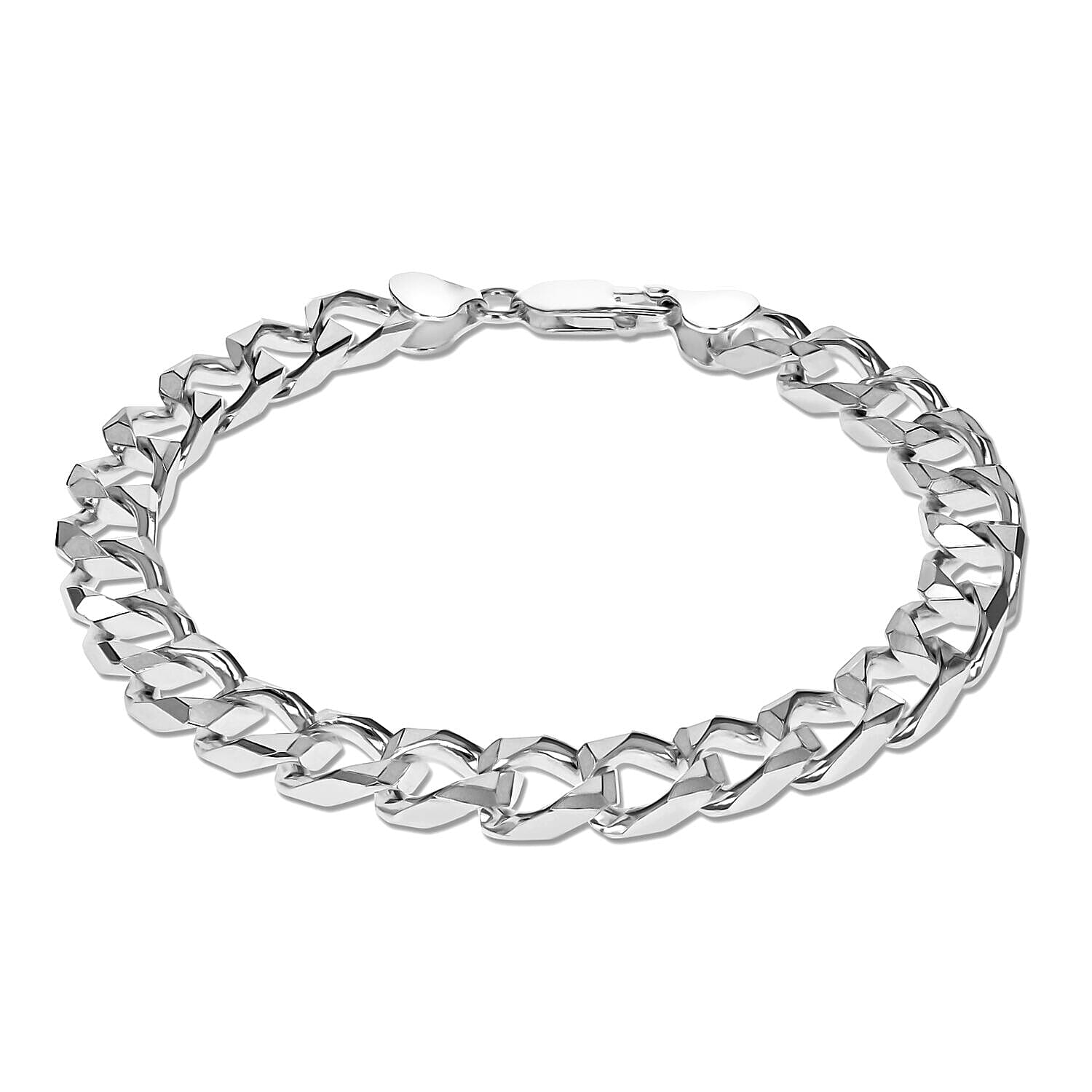 Sterling Silver Bracelet (Size - 8.5),  Silver Wt. 25 Gms