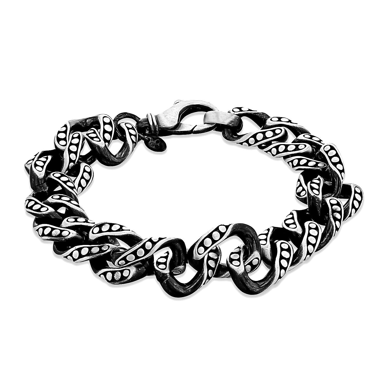 Sterling Silver Bracelet (Size - 9),  Silver Wt. 71 Gms