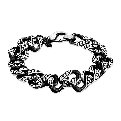 Sterling Silver Bracelet (Size - 9),  Silver Wt. 71 Gms