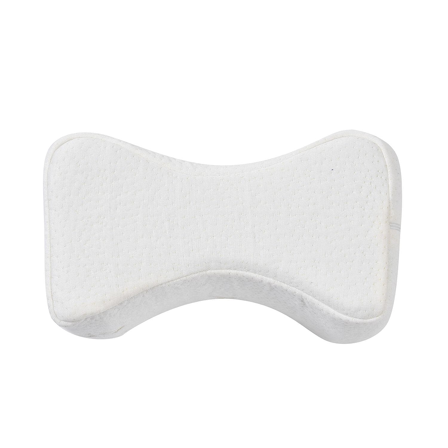 Orthopaedic Leg Pillow with Gel Infused (Size 25x20x15 cm) - White