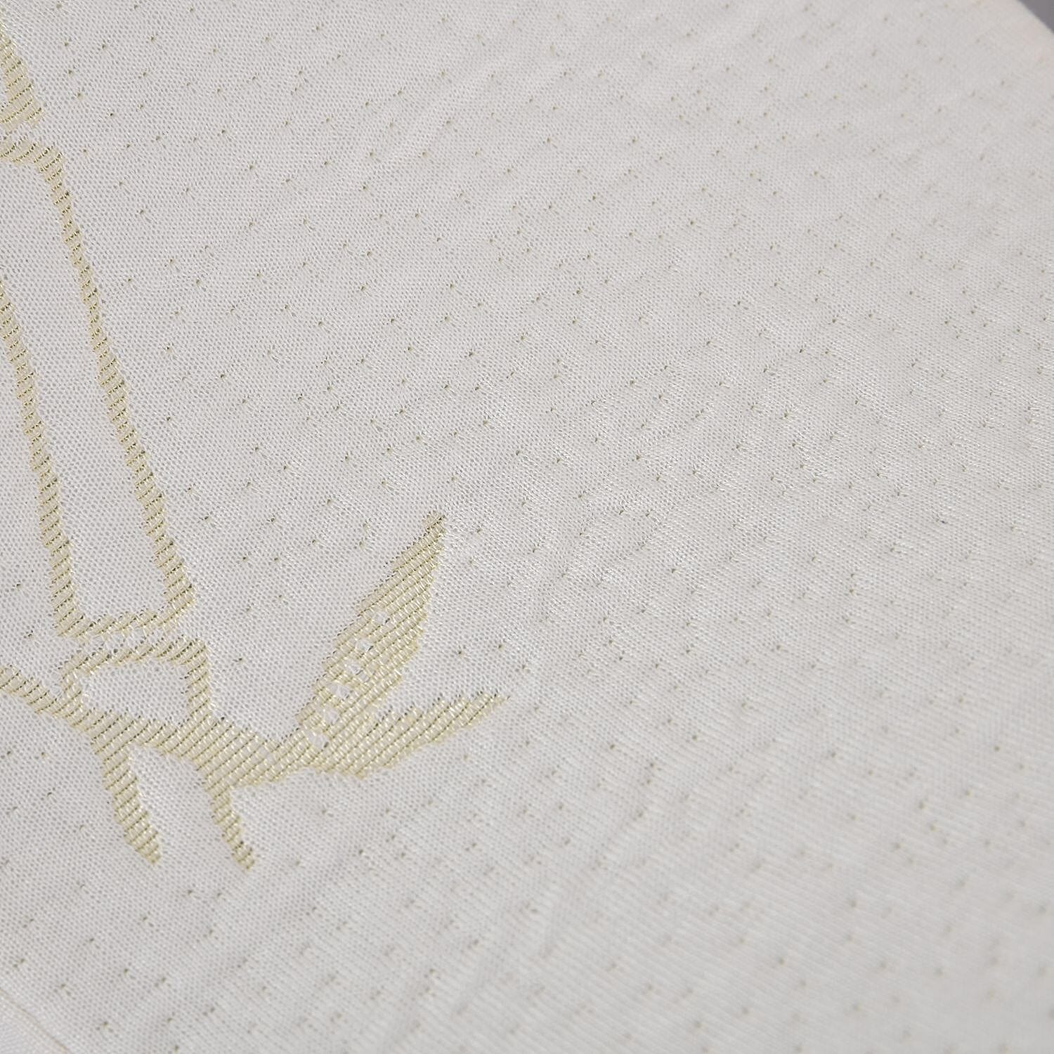 Orthopaedic Leg Pillow with Gel Infused (Size 25x20x15 cm) - White