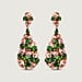 RACHEL GALLEY Natural Chrome Diopside Earrings in Vermeil RG Plated Sterling Silver 9.95 Ct, Silver Wt 9.20 GM