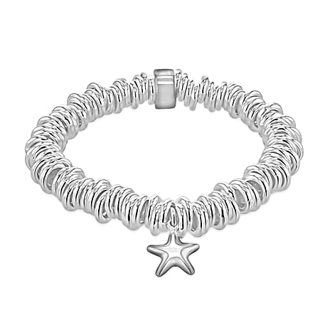 Sterling Silver Bracelet (Size - 7),  Silver Wt. 55.1 Gms