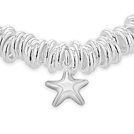 Sterling Silver Bracelet (Size - 7),  Silver Wt. 55.1 Gms