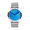 ENOA Japanese Movement Water Resistant Watch with Stainless Steel Mesh Strap - Gradient Blue