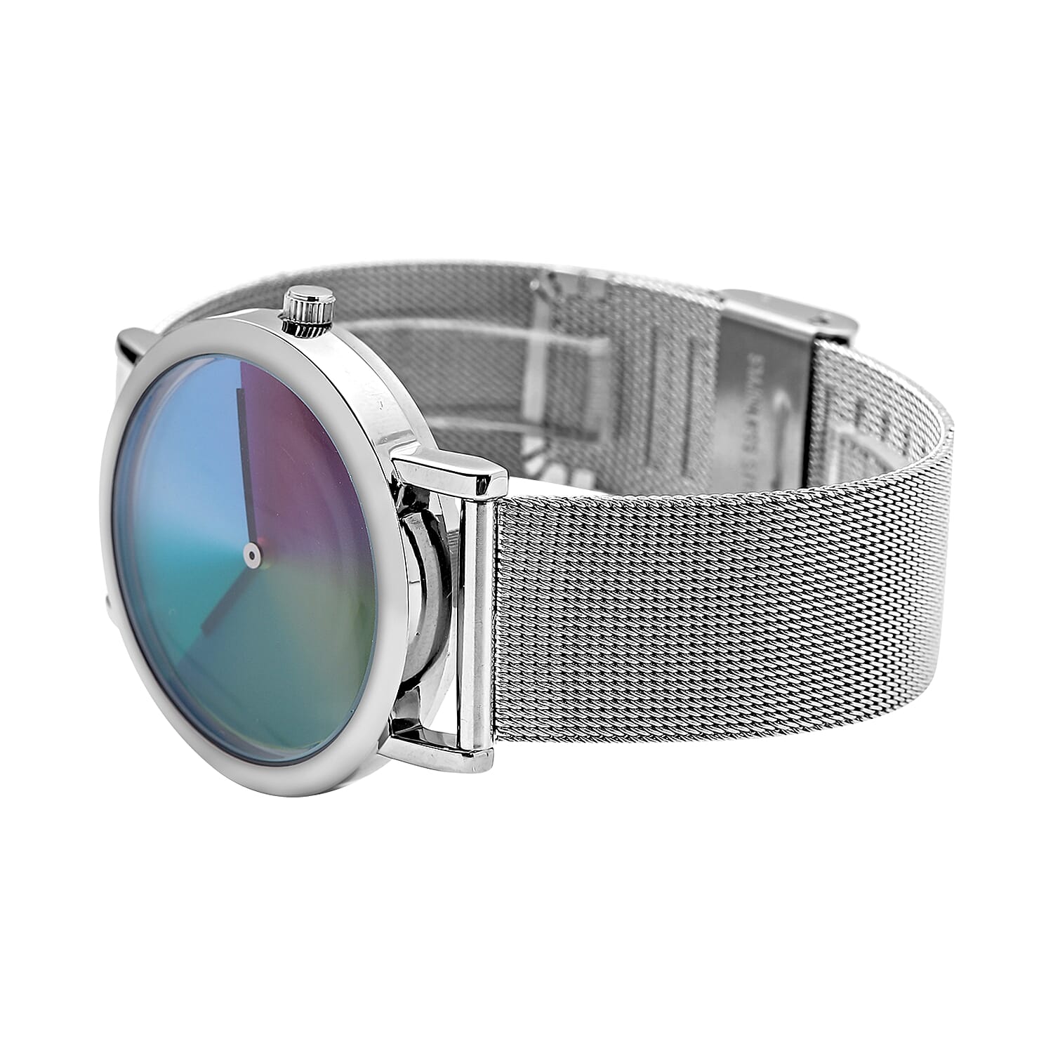 GENOA Japanese Movement Water Resistant Watch with Stainless Steel Mesh Strap - Multi