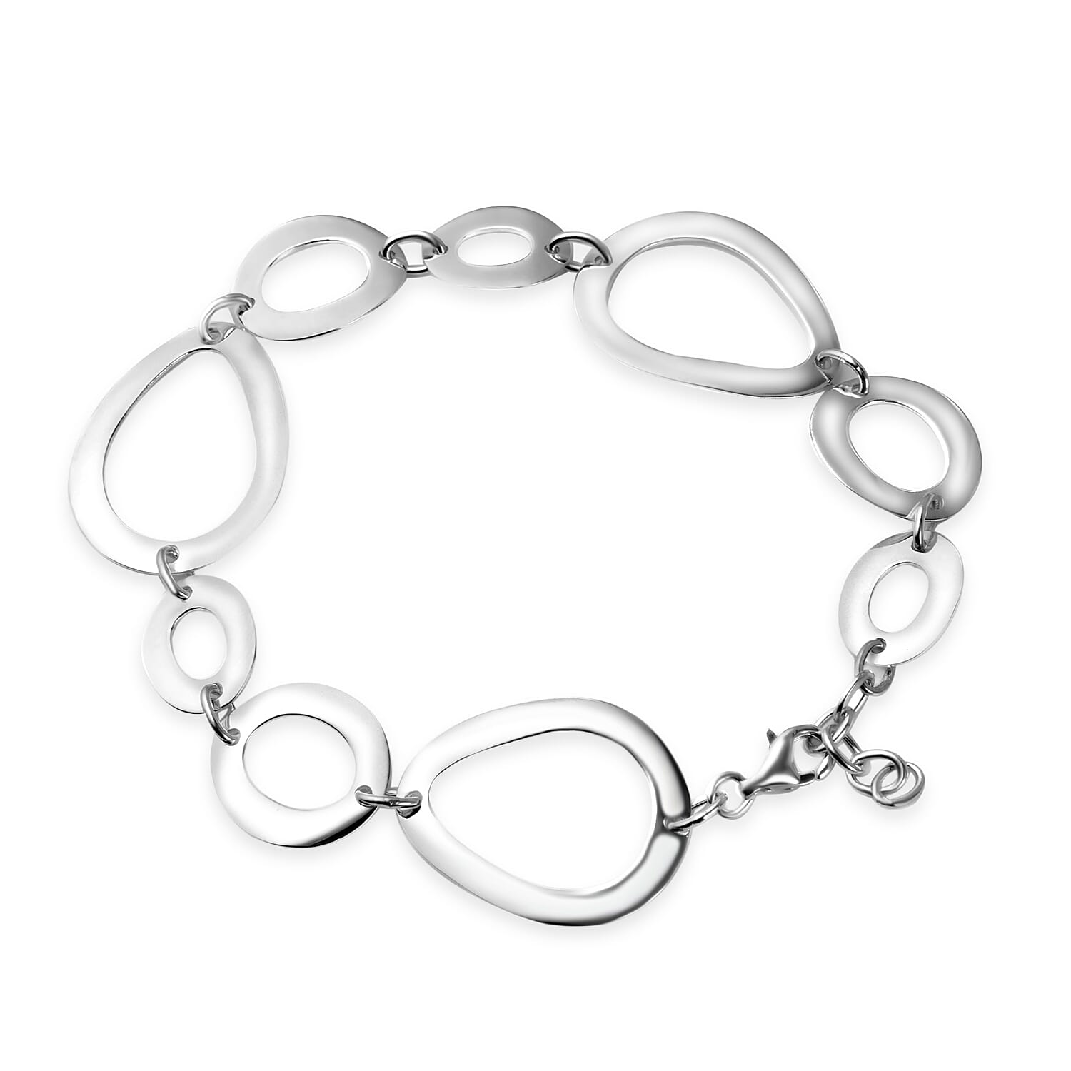 Sterling Silver Bracelet (Size - 7.5),  Silver Wt. 8 Gms
