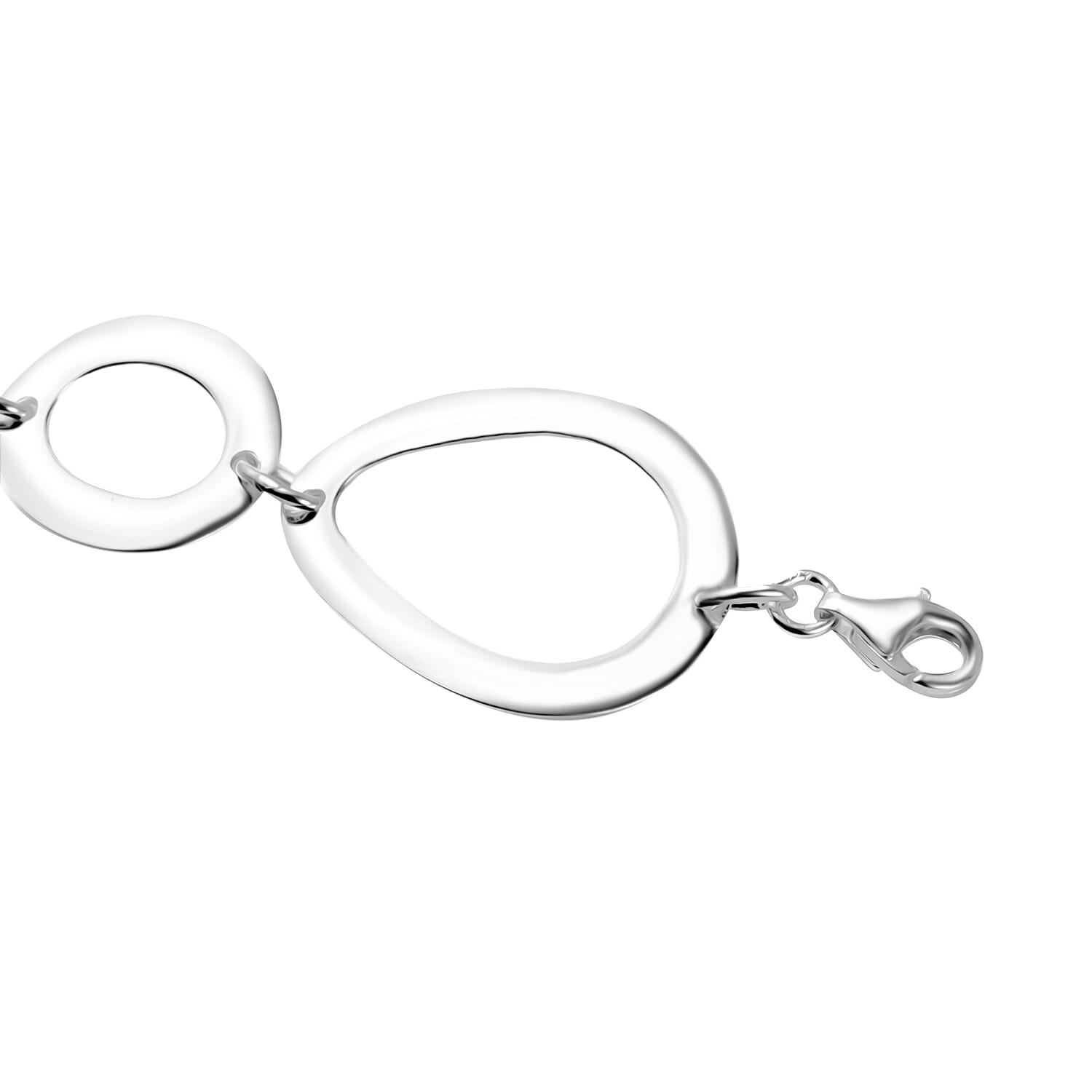 Sterling Silver Bracelet (Size - 7.5),  Silver Wt. 8 Gms