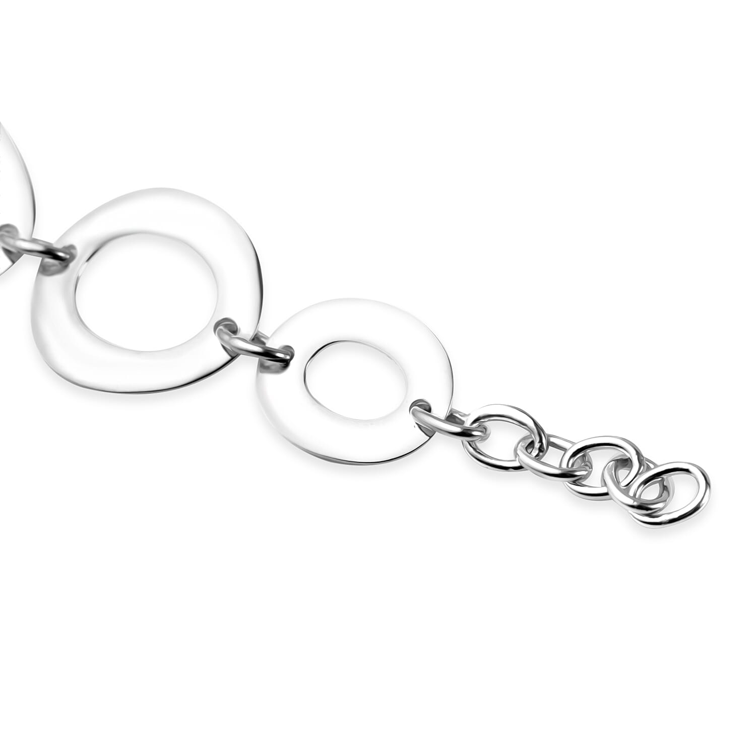 Sterling Silver Bracelet (Size - 7.5),  Silver Wt. 8 Gms