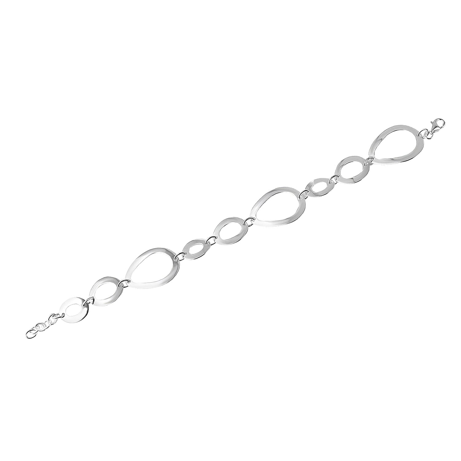 Sterling Silver Bracelet (Size - 7.5),  Silver Wt. 8 Gms