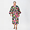 LA MAREY Cotton Printed Kantha Kimono (One Size) - Light Pink
