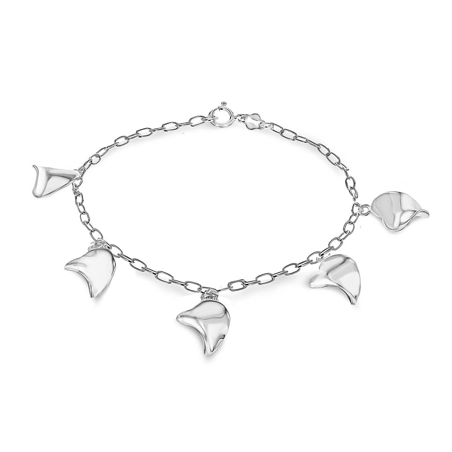 Sterling Silver Bracelet (Size - 7.5),  Silver Wt. 7 Gms