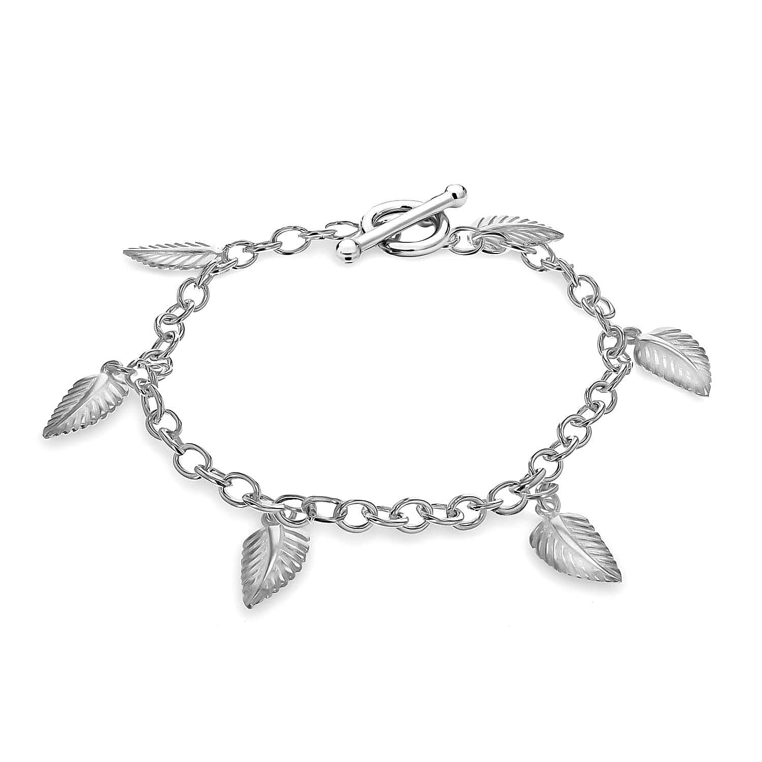 Sterling Silver Bracelet (Size - 7.5),  Silver Wt. 9.4 Gms