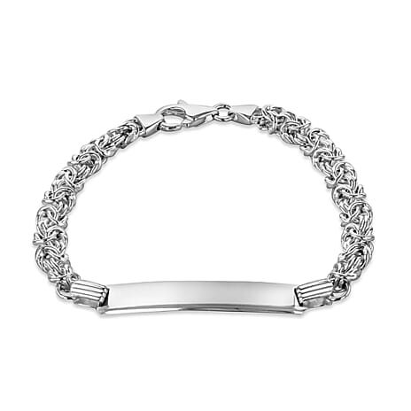 Sterling Silver Bracelet (Size - 7.5),  Silver Wt. 12.1 Gms