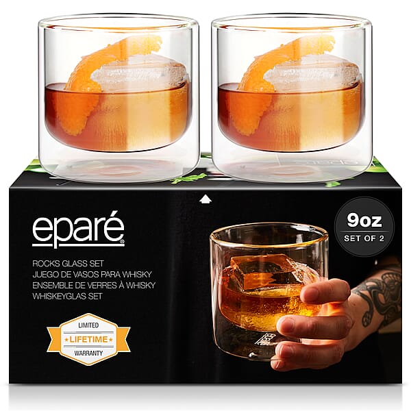 Epare Double-Wall Whiskey Glass (Set of 2)