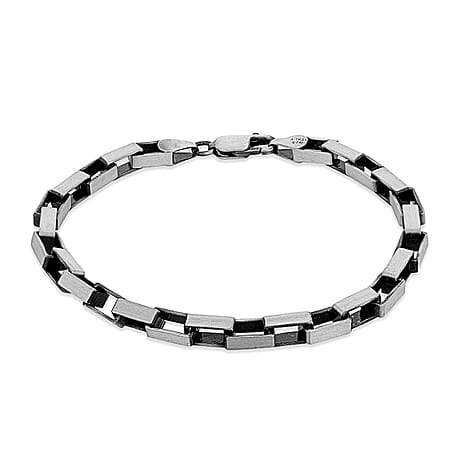 Sterling Silver Bracelet (Size - 8),  Silver Wt. 14.9 Gms