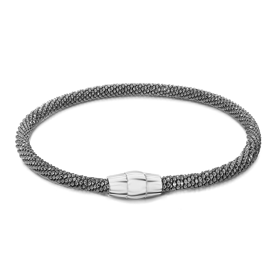 Sterling Silver Bracelet (Size - 7.5),  Silver Wt. 10.6 Gms