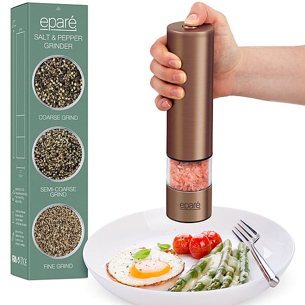 Closeout Deal Epare Electric Salt and Pepper Grinder with Light