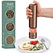 Closeout Deal - Epare Electric Salt and Pepper Grinder with Light - Copper