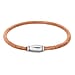Sterling Silver Rose Gold Plated Sparkle Magnetic Bracelet 7.5 Inch