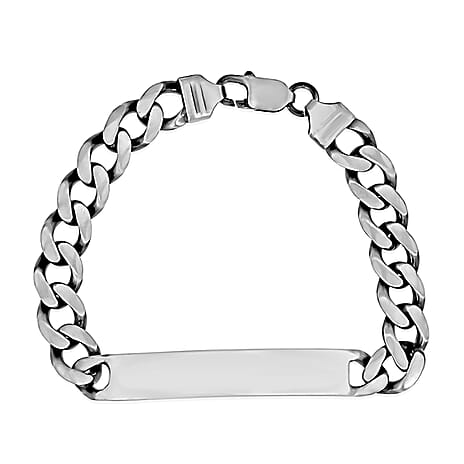 Sterling Silver Bracelet (Size - 8.5),  Silver Wt. 31.6 Gms