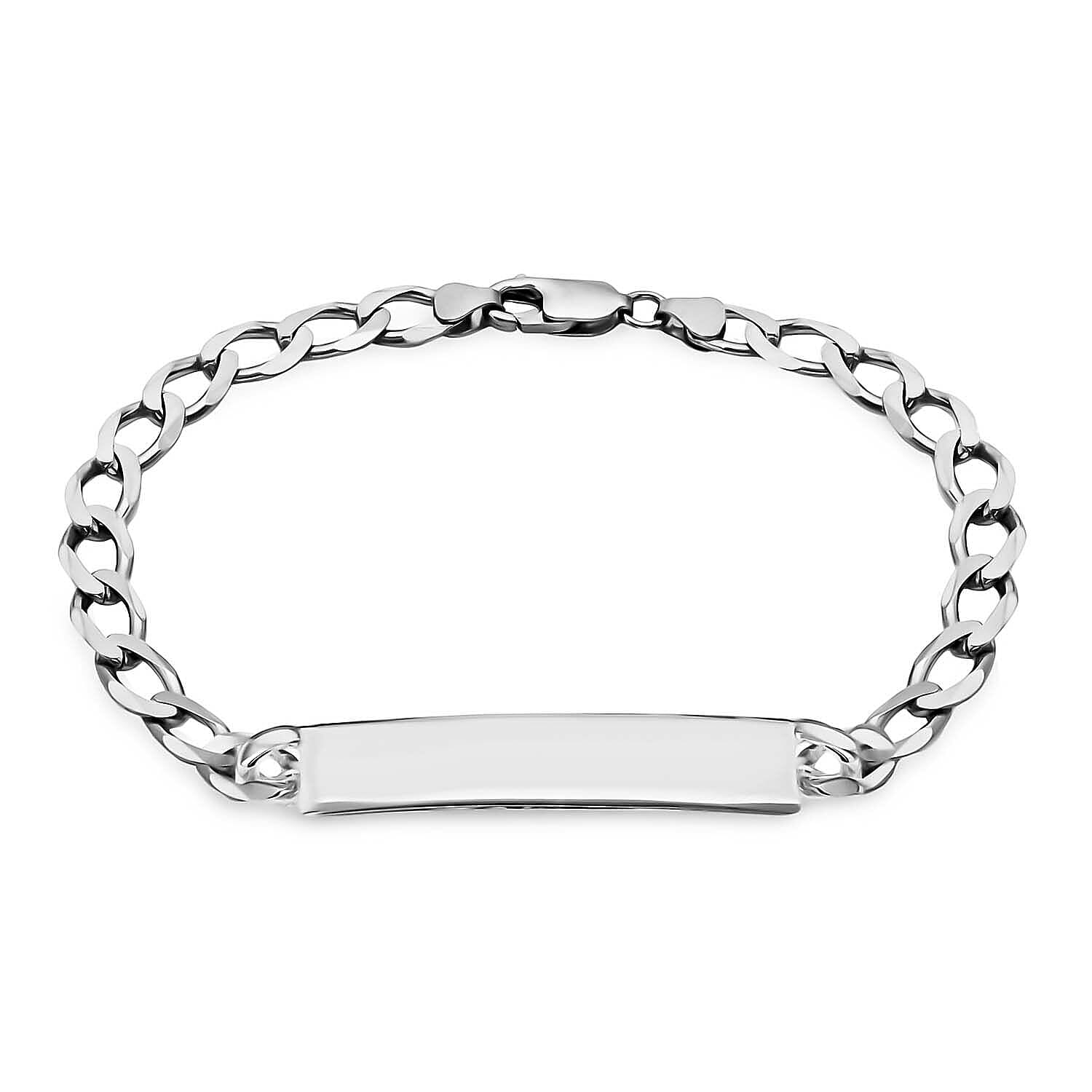 Sterling Silver Bracelet (Size - 8.5),  Silver Wt. 19.2 Gms