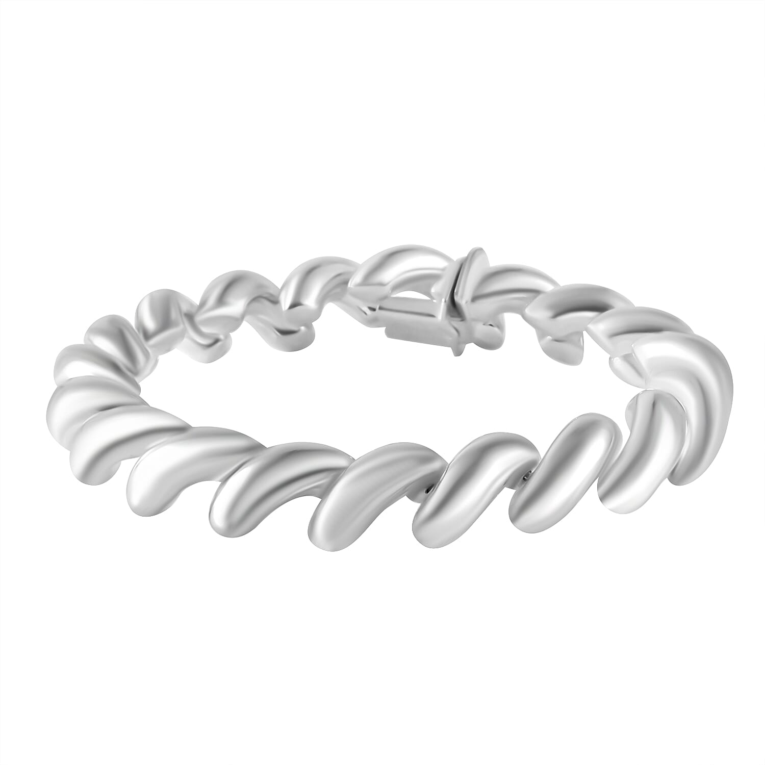 Sterling Silver Bracelet (Size - 7.5),  Silver Wt. 26.2 Gms