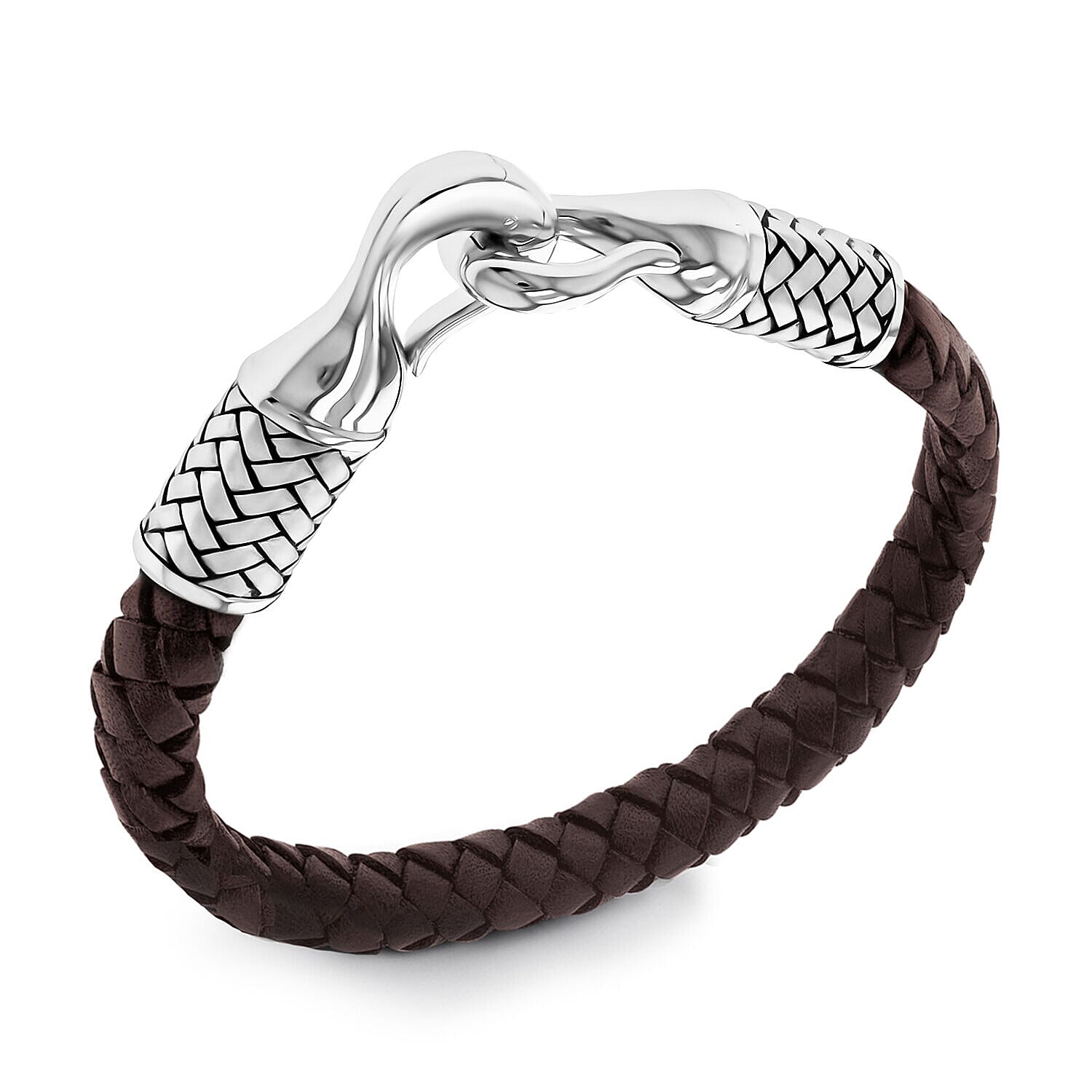 Sterling Silver Bracelet (Size - 8.5),  Silver Wt. 20 Gms