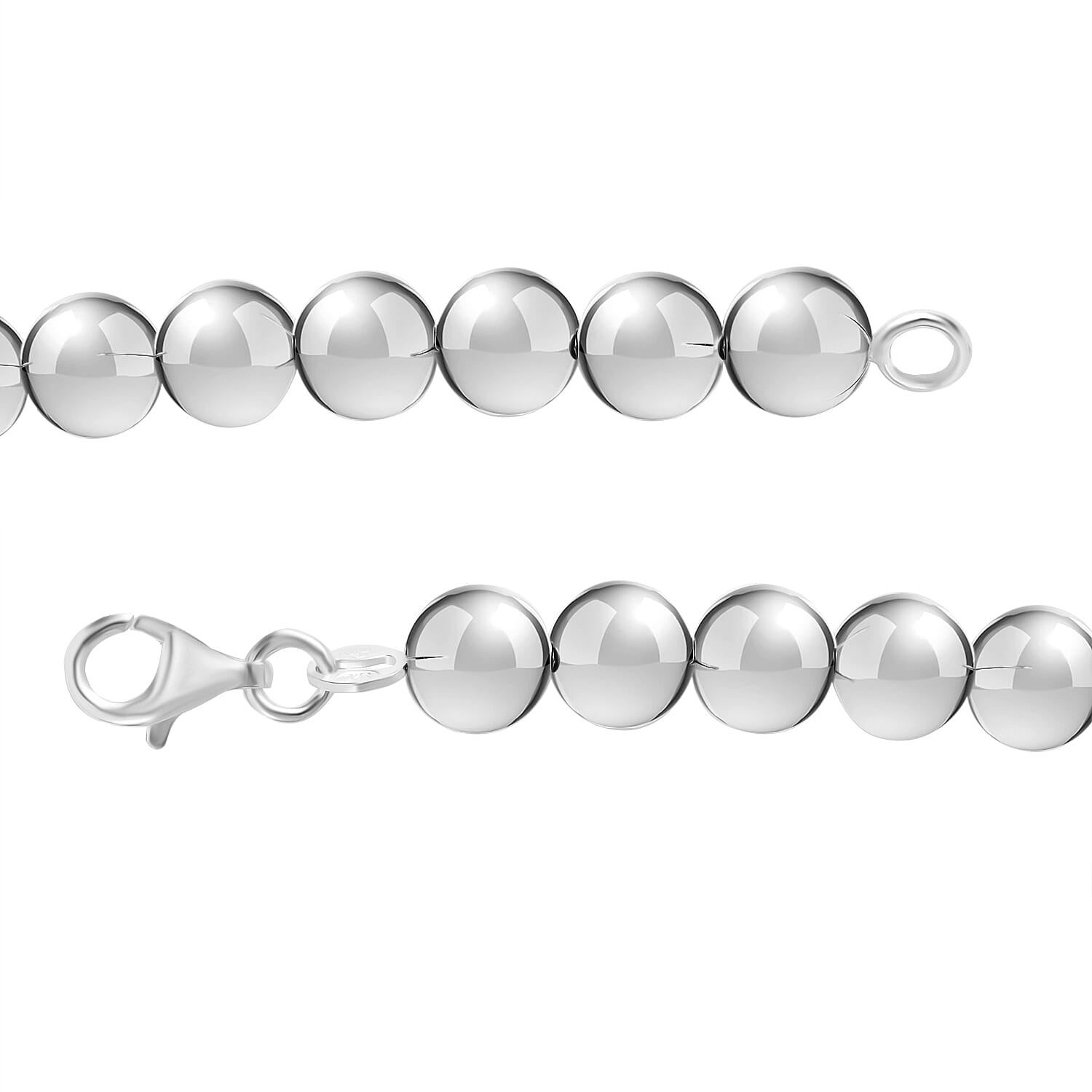 Sterling Silver Bracelet (Size - 7.5),  Silver Wt. 24 Gms